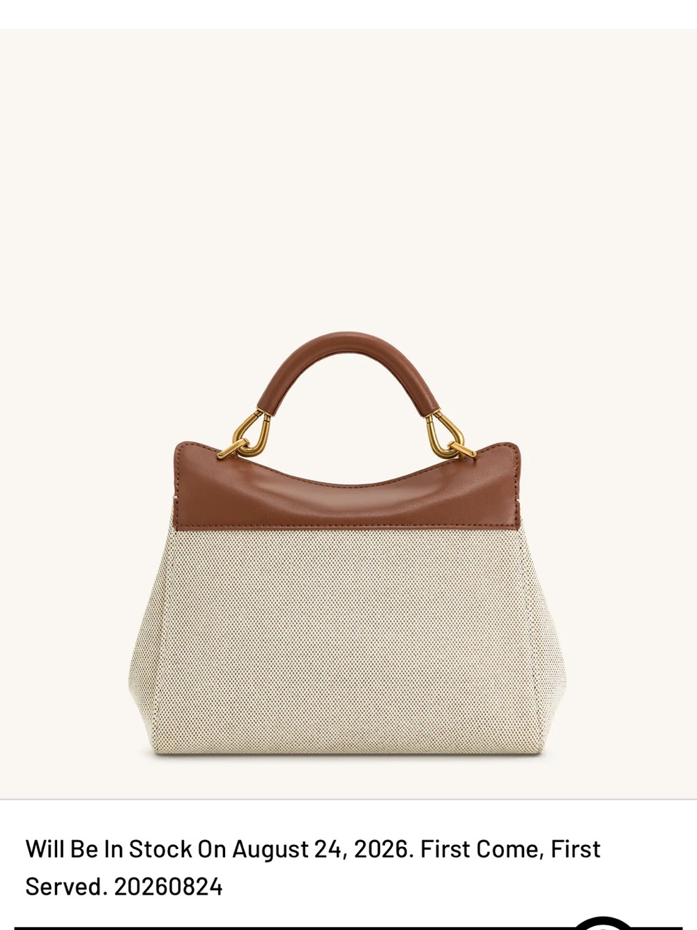 NEW- Anthropologie JW Pei Lucia Canvas Bag - Picture 4 of 9
